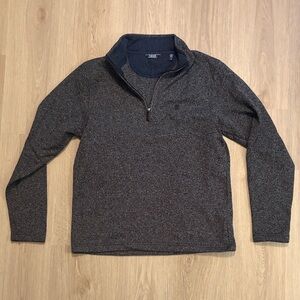 Izod Charcoal Zip-Up Sweater